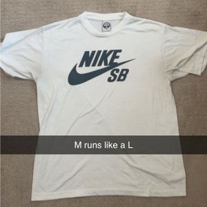 Nike SB white T shirt